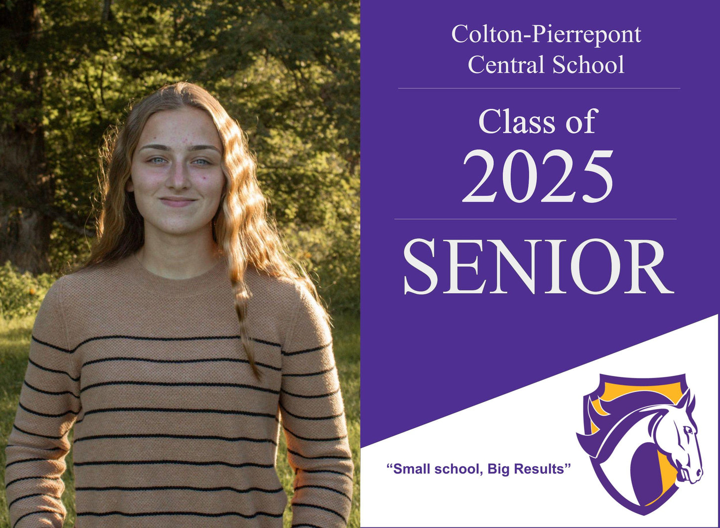 Colton-Pierrepont 2025 Coro Signs - Logan Lashomb