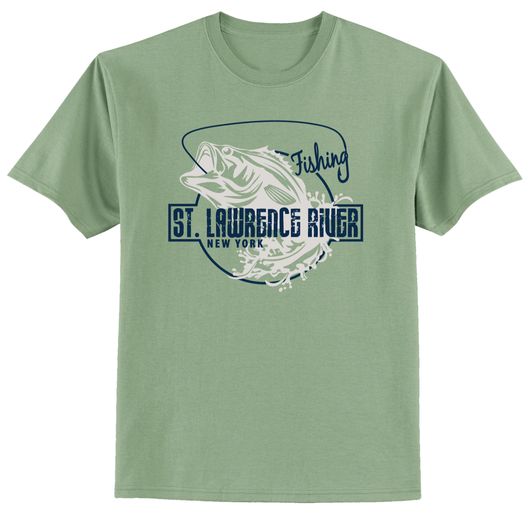 St. Lawrence River Fishing T-Shirt